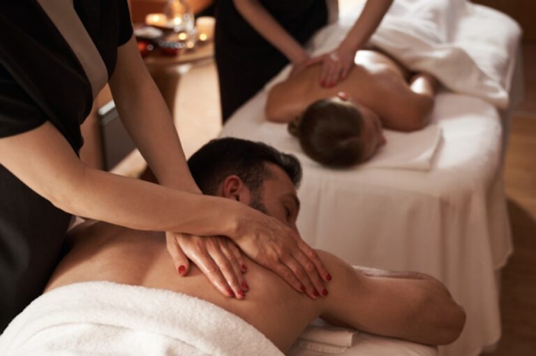 massage en duo homme et femme